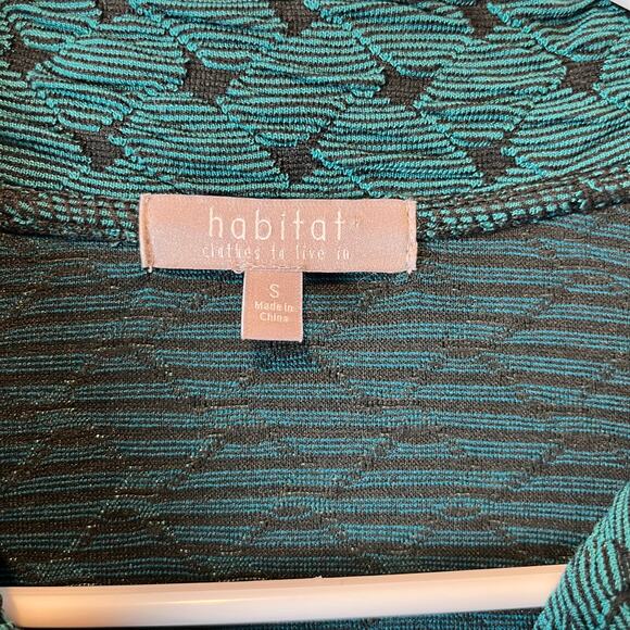Habitat Women's Basket Weave Jacket Lapis Size Small Textured Size Small - Picture 5 of 6